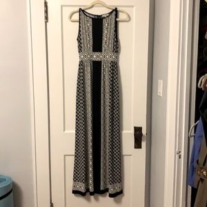 Black & White Maxi Dress